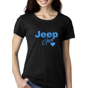 Jeep Girl Women's Black T-Shirt